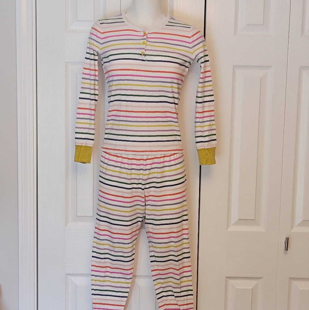 BODEN Teen stripe Pajama set.
